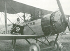 熊本飛行場での仁丹号、1936年（森下仁丹）